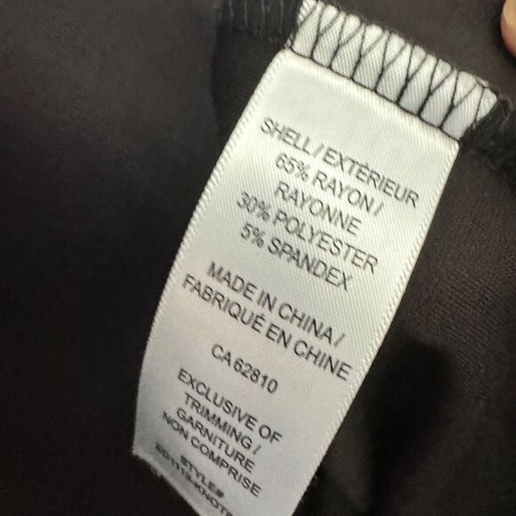 Ricki's Knotted Short Sleeve Dress Black - Picture 7 of 8